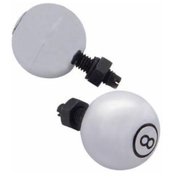 "8" Ball "8" Ball Nummerplåts bultar 1 par
