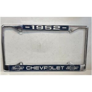 Nummerplåtsram i Kromad metall Chevrolet 1952