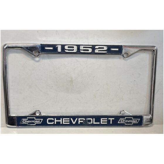 Nummerplåtsram i Kromad metall Chevrolet 1952