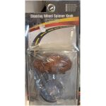 Rattspinner kromad passar 1tums ratt, ca 9x7cm inkl gummi spacer 80102