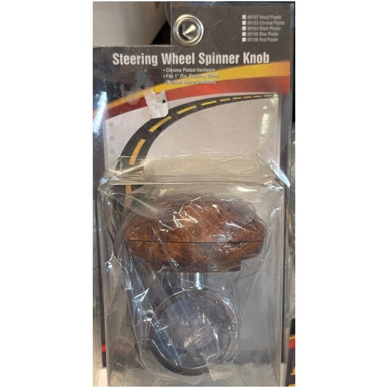Rattspinner kromad passar 1tums ratt, ca 9x7cm inkl gummi spacer 80102
