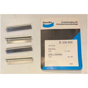 Tillbehörssats skivbromsbelägg Mazda 626 1982-1984 Bendix B339608