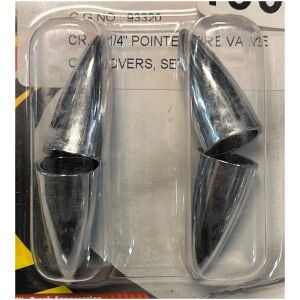 Luftnippelhattar Bullet kromade 4st, 1-1/4tum