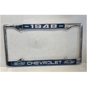 Nummerplåtsram i Kromad metall Chevrolet 1948