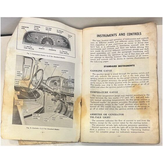 Operators manual instruktionsbok 1961 Chevrolet Truck 104 sidor GM