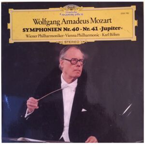 Wolfgang Amadeus Mozart – Wiener Philharmoniker · Karl Böhm - Symphonien Nr. 40 · Nr. 41 »Jupiter« (LP, RP)