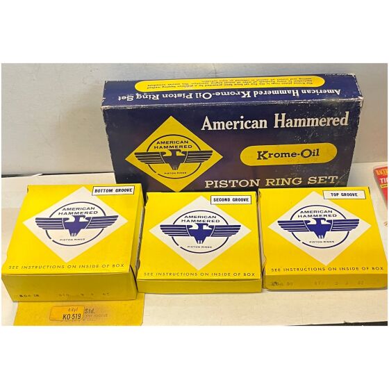 Kolvringssats 8-cyl AMERICAN HAMMERED KO-519std