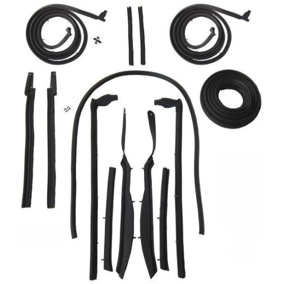 Gummilistsats 1963-64 2dr cab Chevrolet Oldsmobile Pontiac