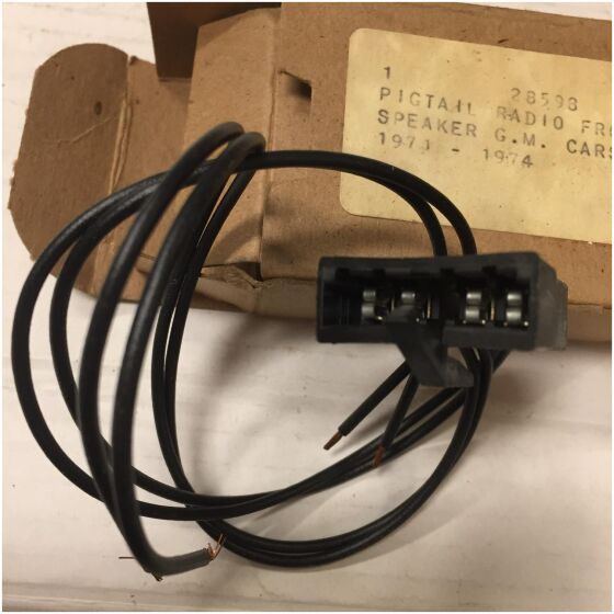 Sockel radio främre högtalare GM 1971-74, 28598