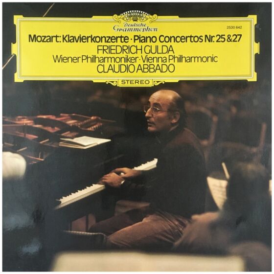 Mozart*, Friedrich Gulda, Wiener Philharmoniker = Vienna Philharmonic*, Claudio Abbado - Klavierkonzerte = Piano Concertos Nr. 25 & 27 (LP)
