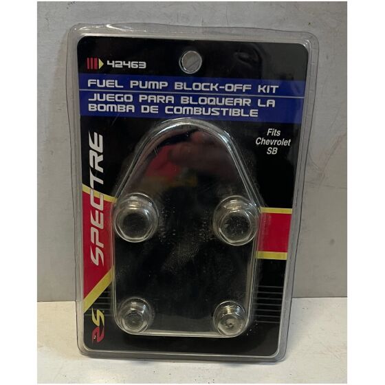 Block-off platta till bränslepump SB V8 265-400 Chevrolet , Spectre 42463