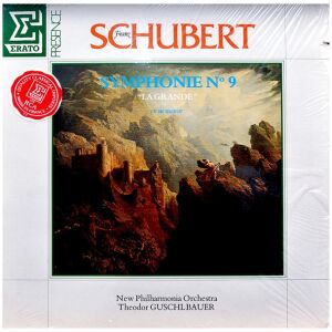 Franz Schubert - Theodor Guschlbauer, New Philharmonia Orchestra - Symphonie No 9 La Grande En Ut Majeur (LP, Album, RE)
