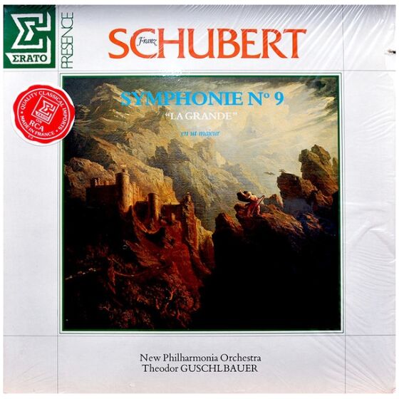 Franz Schubert - Theodor Guschlbauer, New Philharmonia Orchestra - Symphonie No 9 La Grande En Ut Majeur (LP, Album, RE)