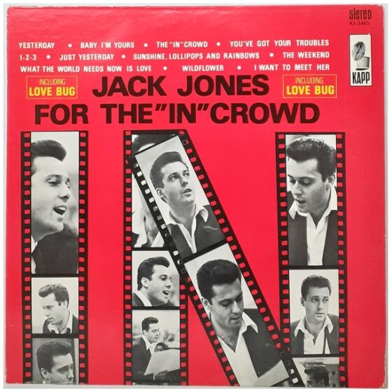 Jack Jones - For The In Crowd (LP, Album)