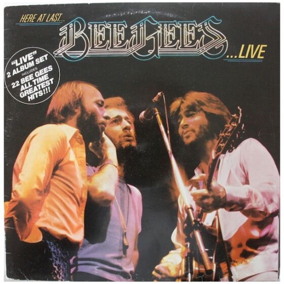 Bee Gees - Here At Last - Live (2xLP, Album, P/Mixed)