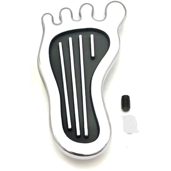 Barefoot Headlight Dimmer Switch Custom Hot Rod 9x5cm i rostfritt stål