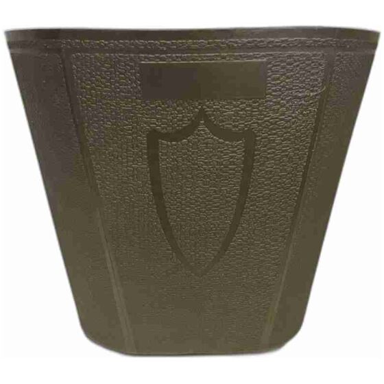 Brun Papperskorg plast 50-talet universal , H:16cm x B:18cm x D:5,5cm