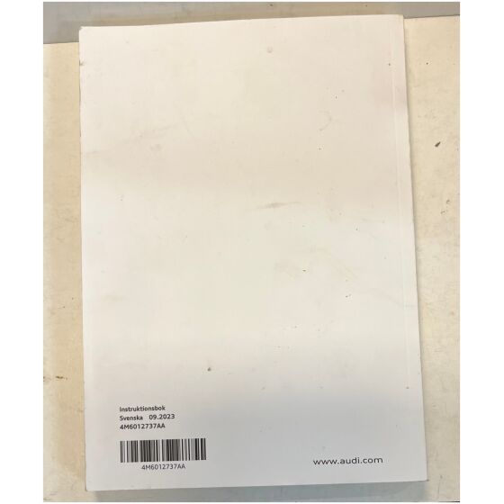 Audi Q8 2023 376 sidor Instruktionsbok på svenska