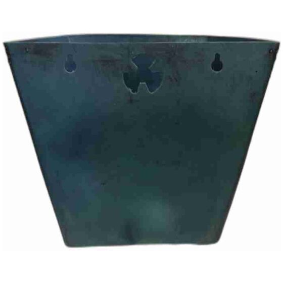 Blå Papperskorg plast 50-talet universal , H:16cm x B:18cm x D:5,5cm