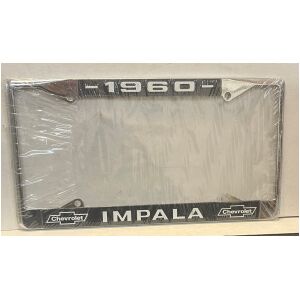 Nummerplåtsram i Kromad metall Chevrolet Impala 1960