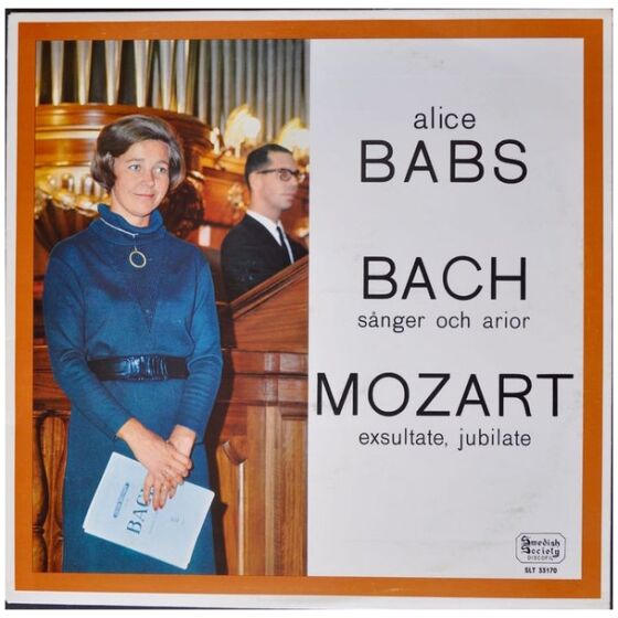 Alice Babs - Bach* / Mozart* - Sånger Och Arior / Exsultate, Jubilate (LP, Album)
