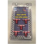 Ventilhattar bowtie Chevrolet logo röda (Set of 5) GM 60.4702.R NOS