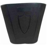 Blå Papperskorg plast 50-talet universal , H:16cm x B:18cm x D:5,5cm