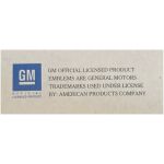 Ventilhattar bowtie Chevrolet logo röda (Set of 5) GM 60.4702.R NOS