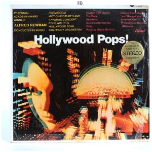 Alfred Newman Conducts The Hollywood Bowl Symphony Orchestra And His Studio Orchestra* - Hollywood Pops! (LP, Album, Mono)