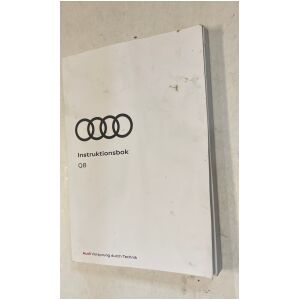 Audi Q8 2023 376 sidor Instruktionsbok på svenska