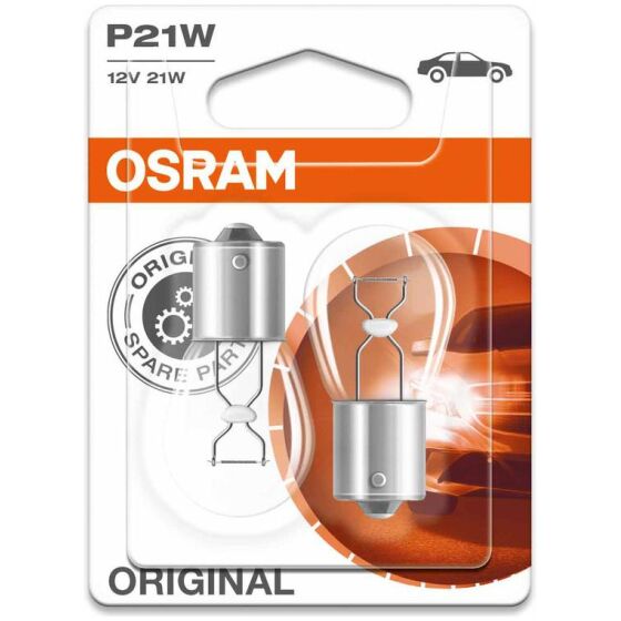 Glödlampa P21W 12V 2-p
