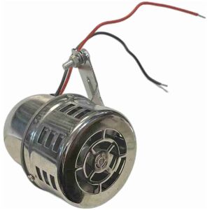 Siren retro custom amerikansk brandbil kromad i metall, passar fordon med 12V