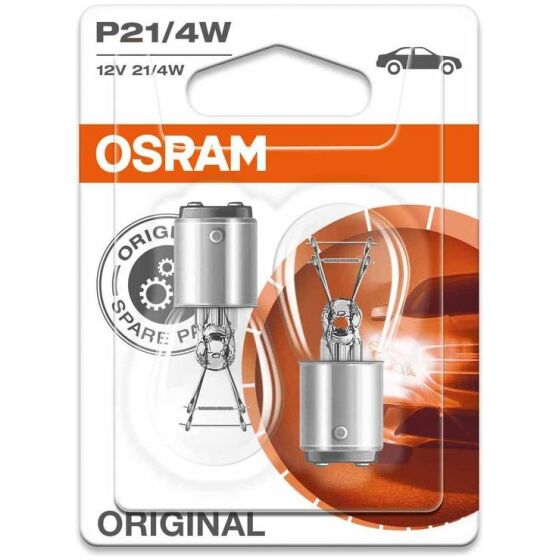 Glödlampa P21/4W 12V 2-p