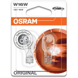 Glödlampa W16W 12V 2-p