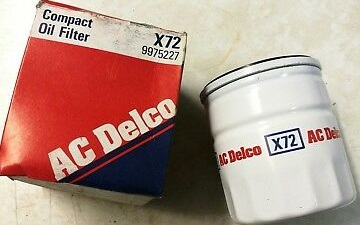 ACDelco X72 Oljefilter – Premium Spin-On – matonostalgi.se