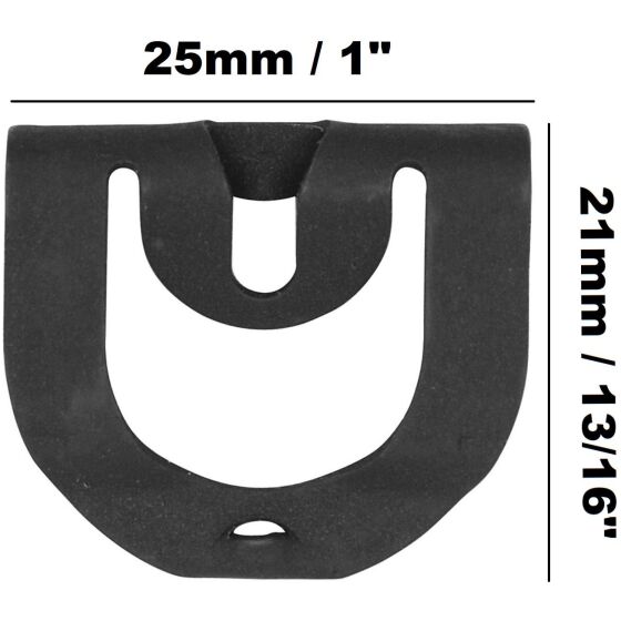 CLIPS RUTLIST 25x21mm GM 1965- och nyare