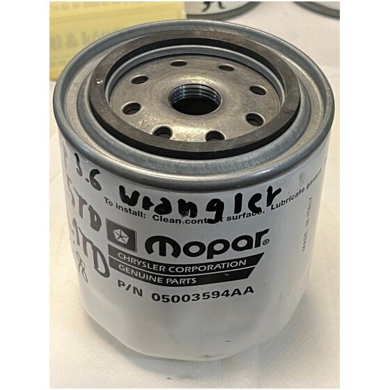 Oljefilter 3/4-16" UNF spin-on 1995-2008 Mopar 05003594AA