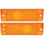 1968 Impala / Full Size Amber Park Lamp Lenses