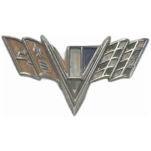 Emblem framskärm 1964-1967 Chevrolet Racing Crossed Flags
