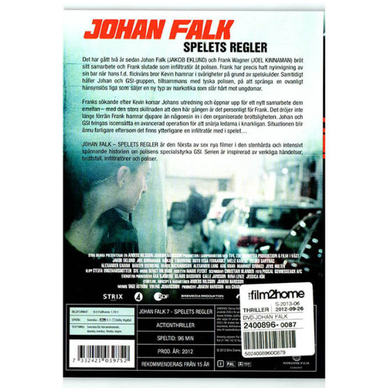 Johan Falk Spelets Regler