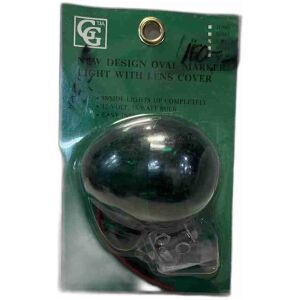Markeringsljus grön green 12V 15 Watt 7x7cm GG 80984