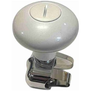 Rattspinner kromad White passar 10mm ratt, ca 8cm hög, 6cm dia knoppen