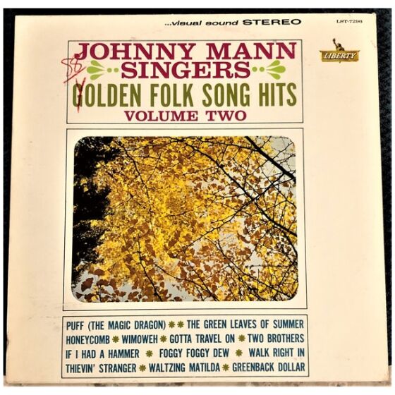 Johnny Mann Singers* - Golden Folk Song Hits - Volume 2 (LP)