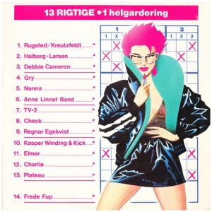 Various - 13 Rigtige + 1 Helgardering (LP, Comp)