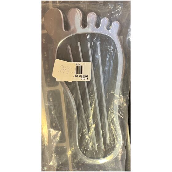 Gaspedal fot classic chrome svart S1020