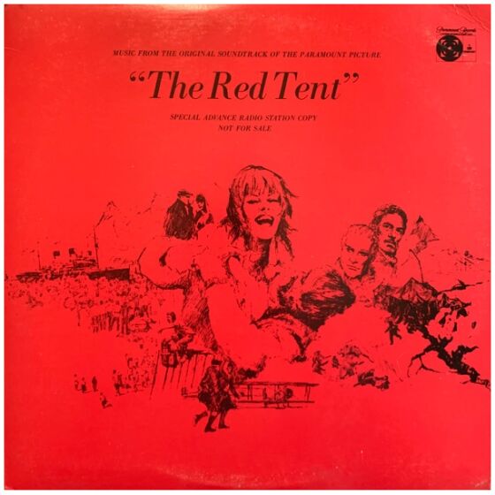 Ennio Morricone - The Red Tent (Original Soundtrack Of The Paramount Picture) (LP, Album, Promo)