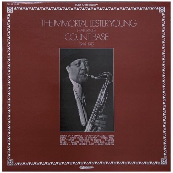 Lester Young Featuring Count Basie - The Immortal Lester Young (LP, Comp)