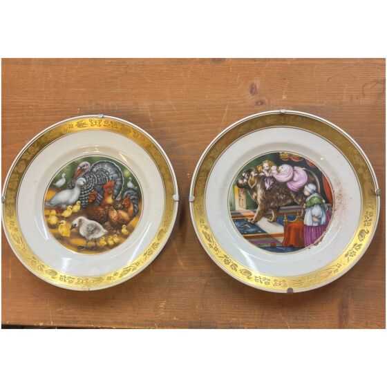 10 stycken Royal Copenhagen Hans Christians Andersen Plates tallrikar