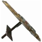 Grillprydnad Medelpad krans landskapsmärke gammalt 12cm i diameter