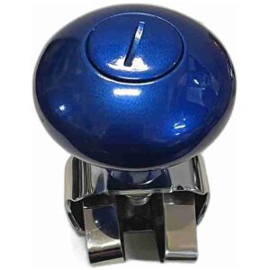 Rattspinner kromad Blue passar 10mm ratt, ca 8cm hög, 6cm dia knoppen